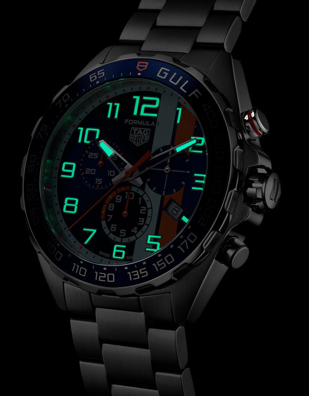 Formula 1 Chronograph Gulf 43mm Blue | Blue Dial