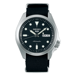 5 Sports SKX Series Black Dial Black Nylon Strap 40mm Black Dial