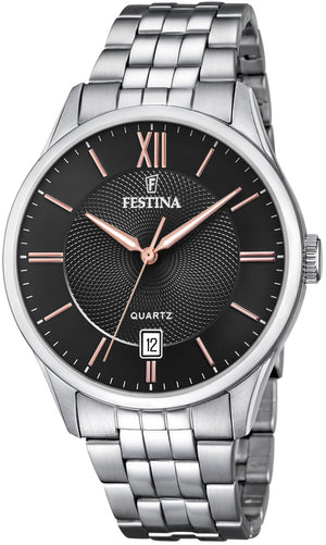 Classics Black / Stainless Steel | Black Dial