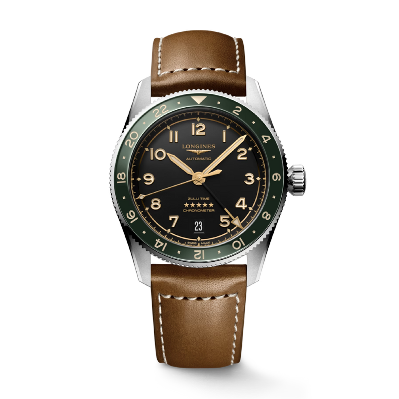 Spirit Zulu Charcoal / Leather | Charcoal Dial