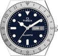 Timex Q - Special Projects Blue / Stainless Steel | Blue Dial