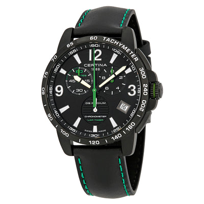 DS Podium Lap Timer PVD Black Dial / Black Case Black Dial