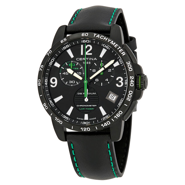 DS Podium Lap Timer PVD Black Dial / Black Case Black Dial