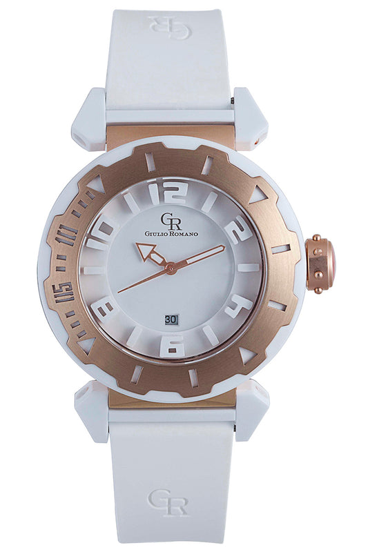 Ferrara White-White Rose Gold | White Dial