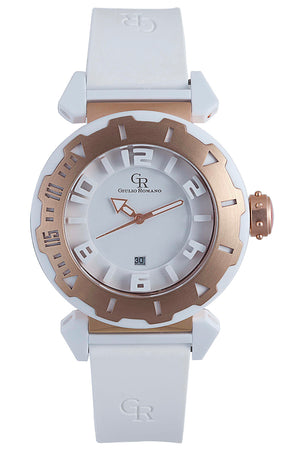Ferrara White-White Rose Gold | White Dial