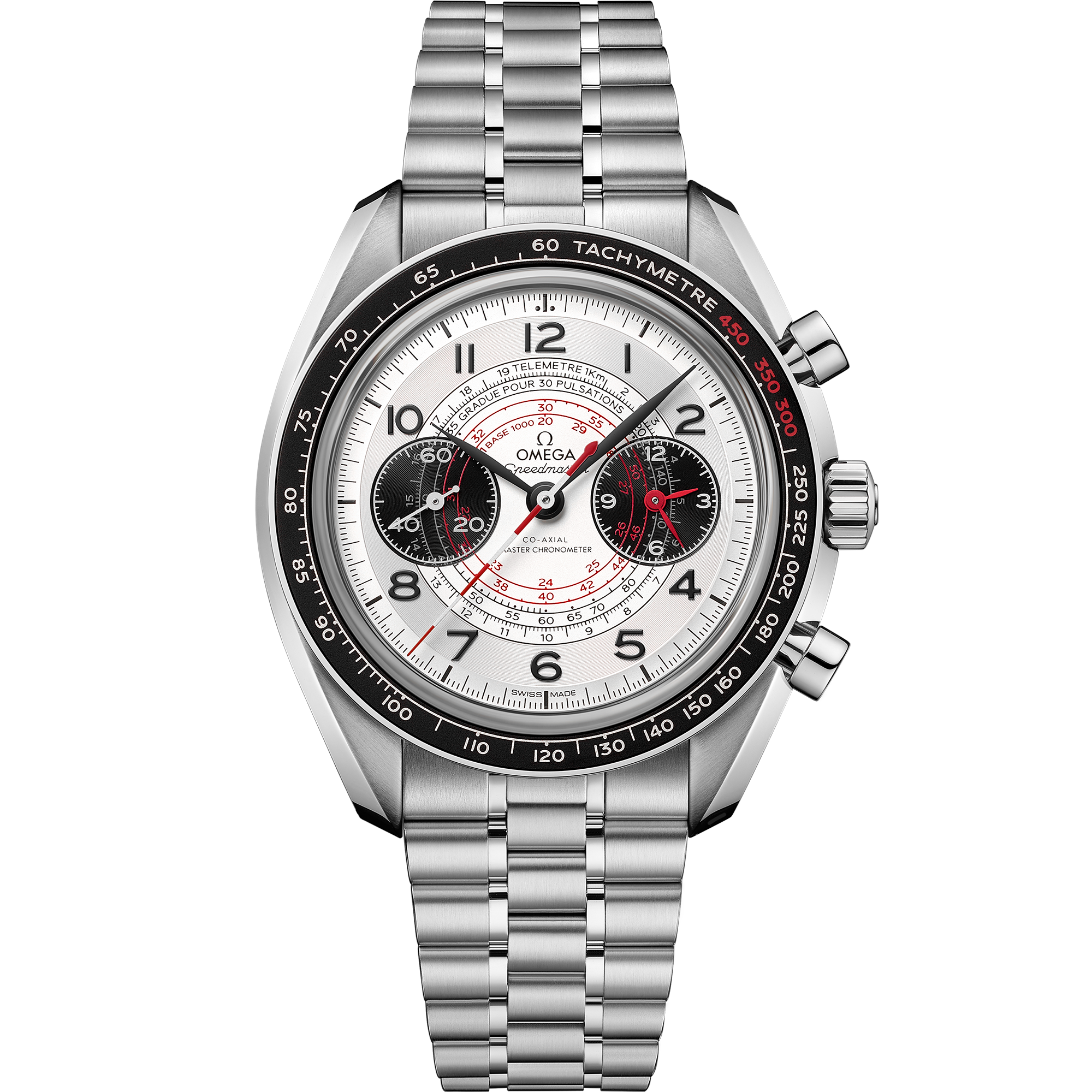 Speedmaster Chronoscope 43mm White / Black | White Dial