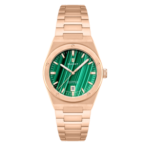 Bastia Automatic Lapidary Limited Edition Green Dial / Rose-Gold-Tone Bracelet Green Dial