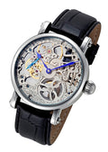 Skeleton Series black/silver | Silver Dial