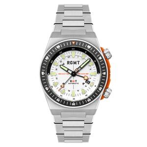 Marksman GMT Automatic White  / Stainless Steel | White Dial