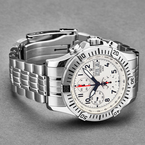 Air speed 16071.6122 / Silvery white | White Dial