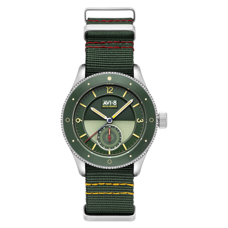 Airmaster Sector Meca-Quartz Green / Nylon | Green Dial