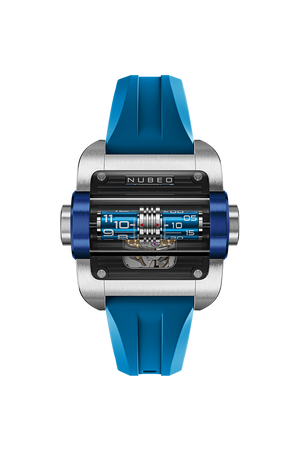 Continuum Automatic Black / Blue Rubber Black Dial