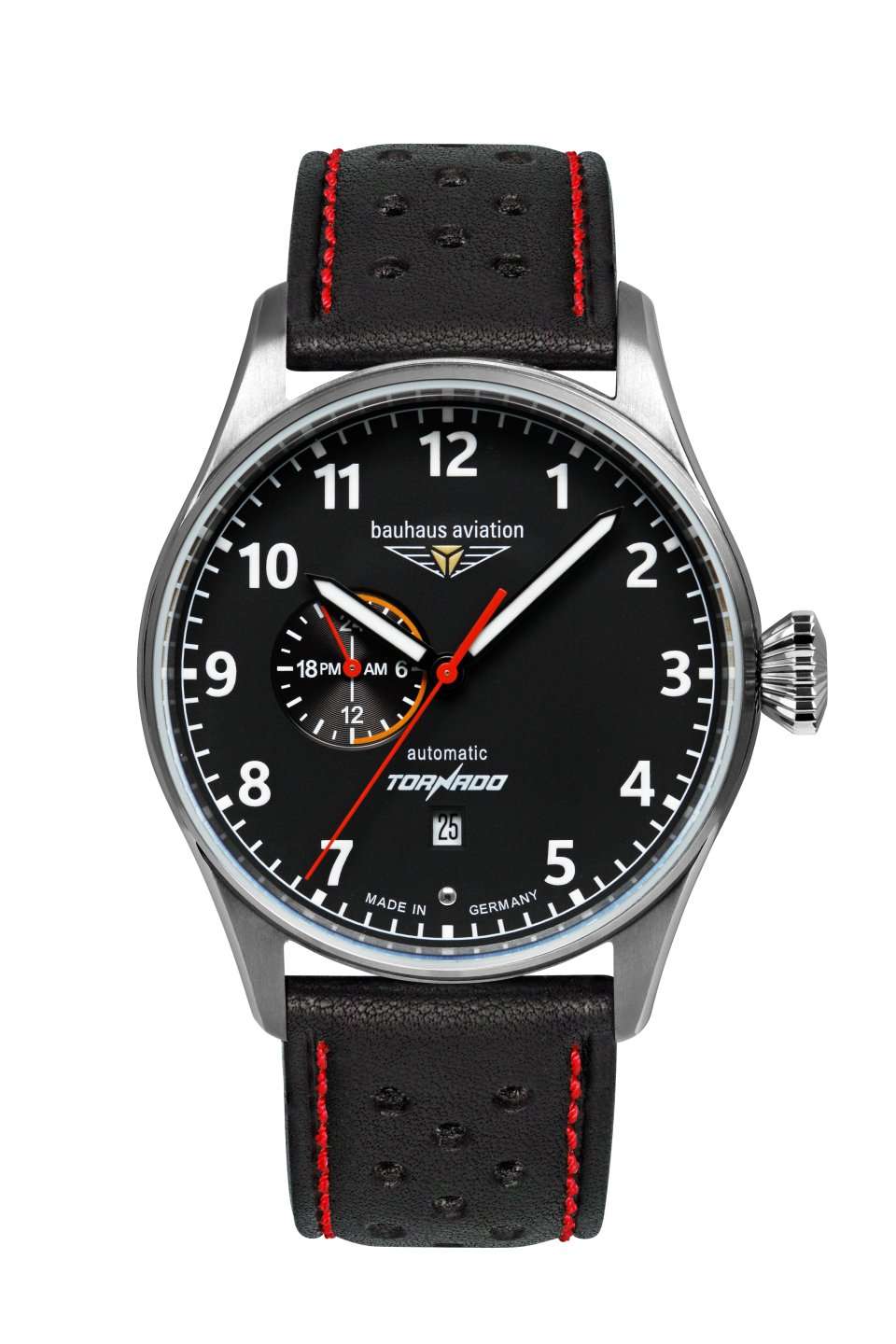 Aviation Tornado Black Dial with White | Black Dial