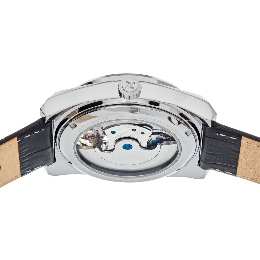 Daxton Semi Skeleton Black/Black | Black Dial