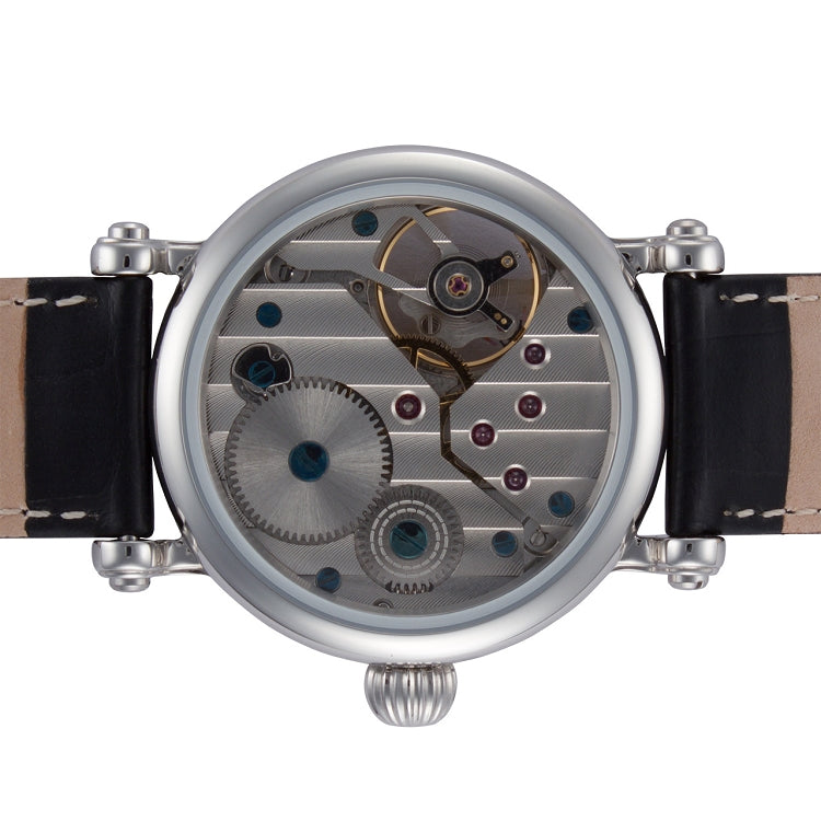 Regal Series black leather/open heart |  Dial