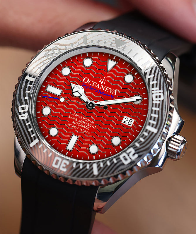 Deep Marine Explorer VI 6000m Grade 5 Titanium 6000m/RedDial | Red Dial