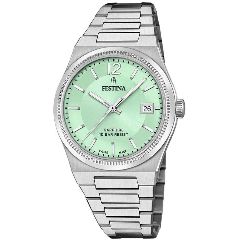 Riv Green / Stainless Steel Green Dial