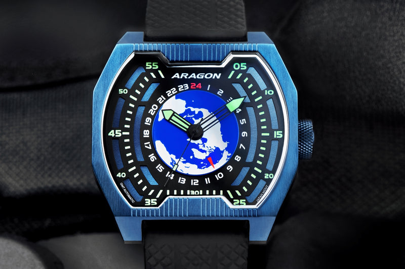 Concept S GMT NH34 Automatic Blue Dial | Blue / Black Dial