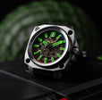 Altimeter Skeleton Automatic Black / Leather | Black Dial