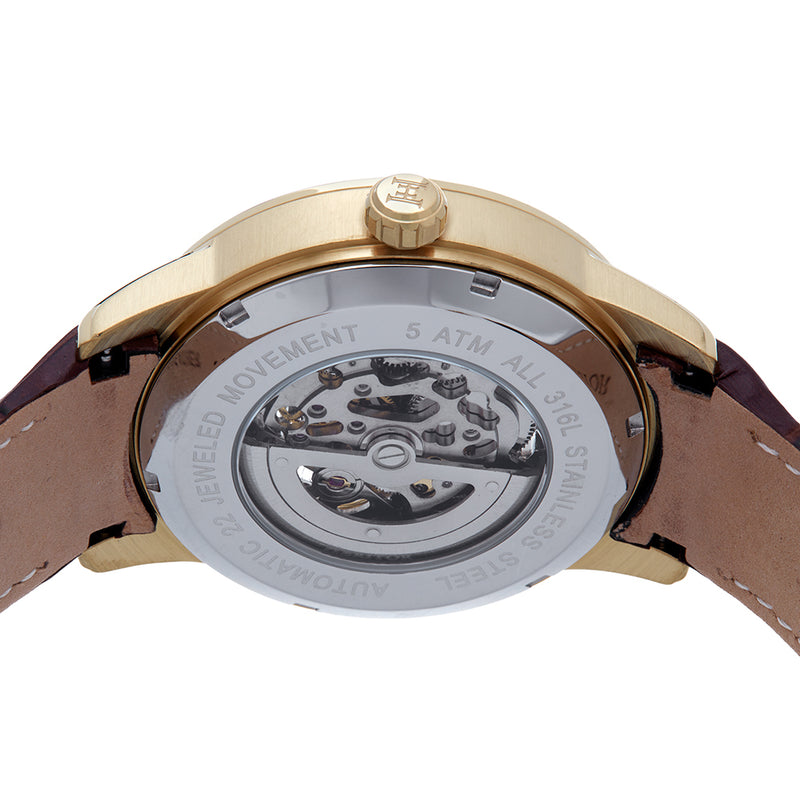 Davies Gold/Brown | White Dial