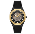 Discovery Drake Skeleton Automatic Black / Black Silicone | Black Dial