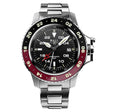 Engineer Hydrocarbon AeroGMT II 40mm Black Dial / Black and Red Bezel | Black Dial