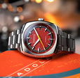 Buxton Automatic Red/ Stainless Steel Stainless Steel | Red Dial