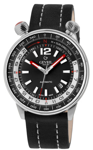 Wallabout Swiss Made Automatic Solar compassBlack Black | Black Dial