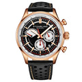 Monaco Brown/Leather/Brown Dial/Rose Case | Brown Dial