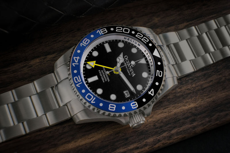 Seiko NH34 Titanium Automatic GMT 1250M Deep Marine Explorer II