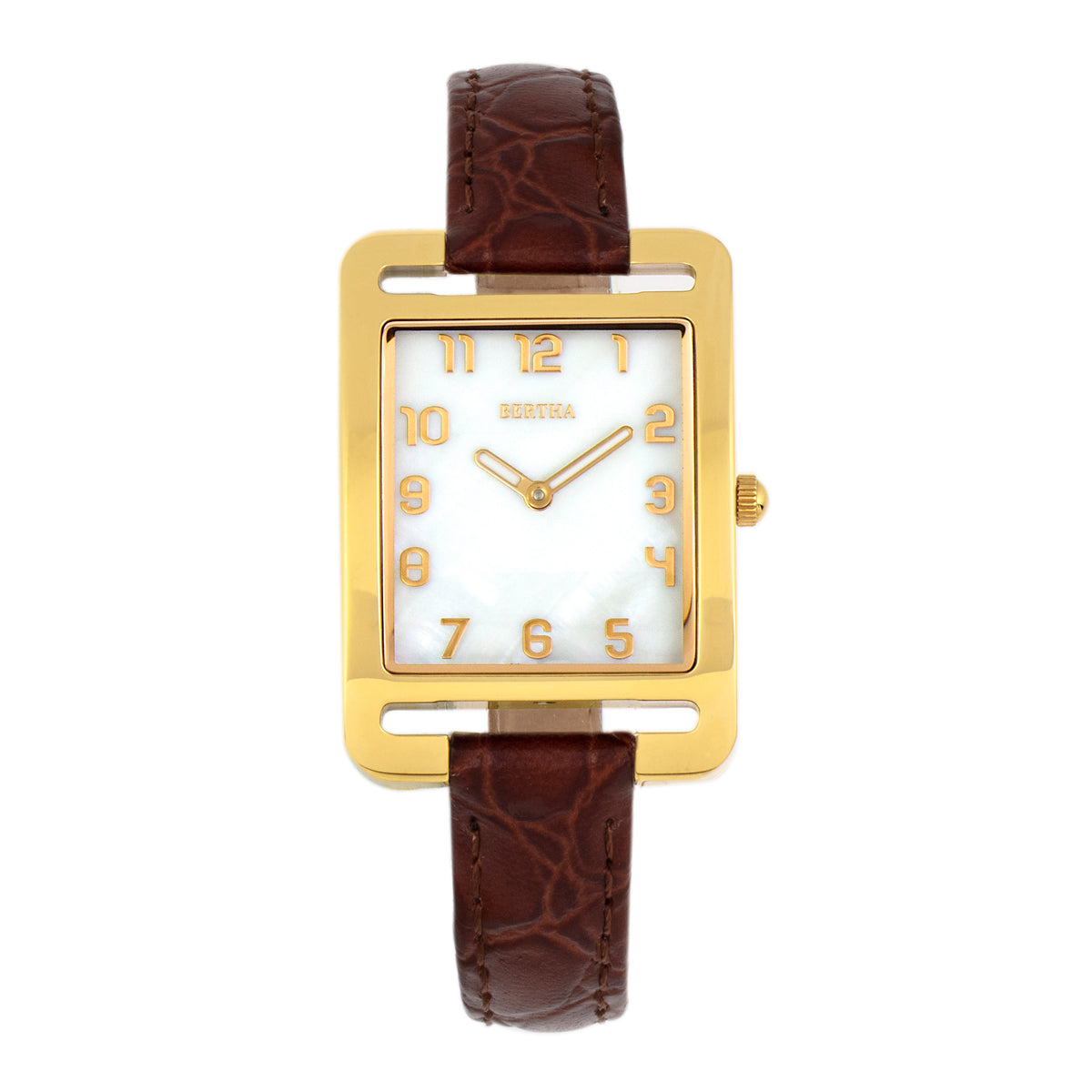 Marisol Dark Brown | White Dial