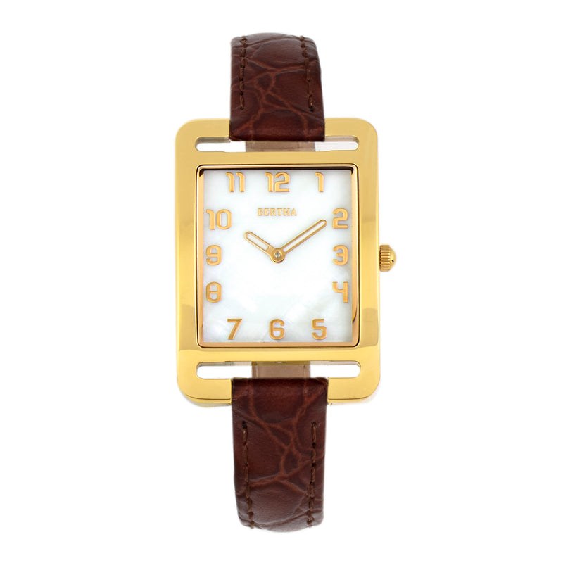 Marisol Dark Brown | White Dial