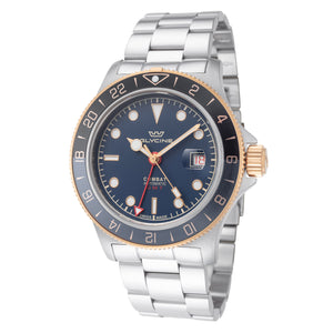 Combat Sub GMT 42 42 mm / Blue / Silver Blue Dial