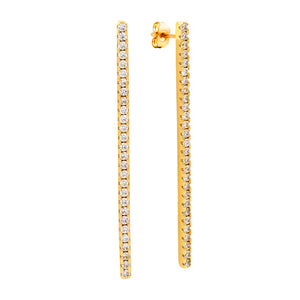Lily Drop Earrings 18k Yellow Gold