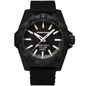 AGGRESSOR 4100 DIVE SEMPER FIDELIS SERIES Carbon/Black/Charcoal | Black Dial