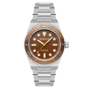 Farina Automatic Brown / Stainless Steel | Brown Dial