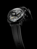 Hawker Hunter Retrograde Chronograph Gray / Rubber | Gray Dial