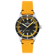 SCILLA AUTOMATIC BLACK / Leather | Black Dial
