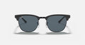 CLUBMASTER METAL UNISEX Shiny Black Top Matte / Blue