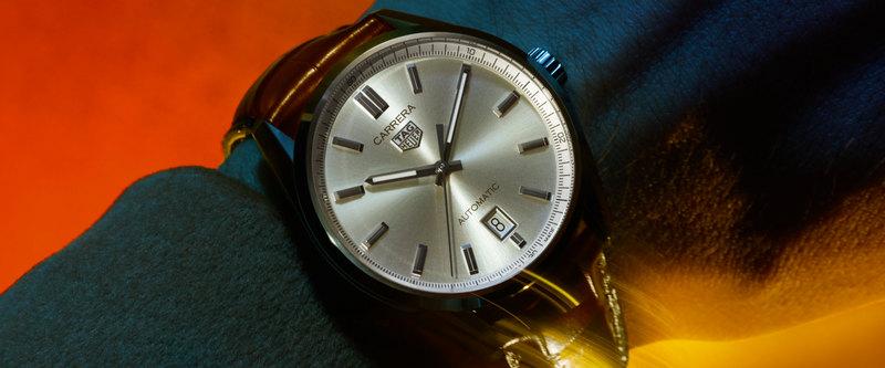 Carrera Date 39mm silver | Black Dial