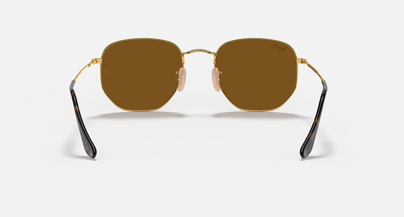 HEXAGONAL FLAT LENSES MEN'S Gold / Polar Brown |  Dial