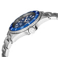 Wall Street Gevril Swiss Made SW200 Steel Rotating bezel Watch, 316L Case, Blue DIal | Blue Dial