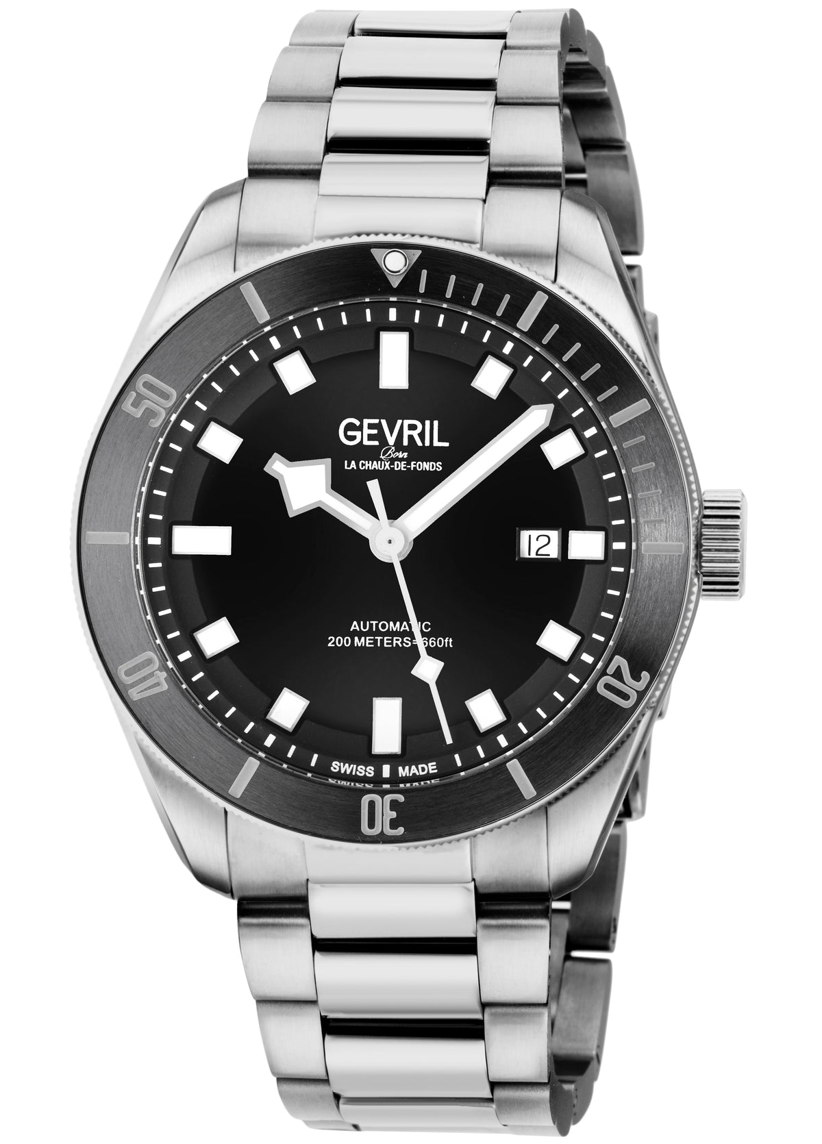 43mm Gevril Yorkville Men's Swiss Automatic Watch