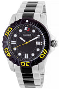 Akron Black Yellow-Two Tone | Black Dial