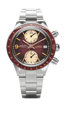 VS1 Burgundy/Stainless Steel | Burgundy Dial