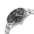 Yorkville Gevril Men's Yorkville Black Dial Sellita SW200 Swiss Automatic Unidirectional Rotating Bezel Bracelet Date Luminous Watch | Black Dial
