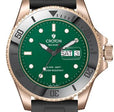 Sea Diver Rose/Green/Brown | Green Dial