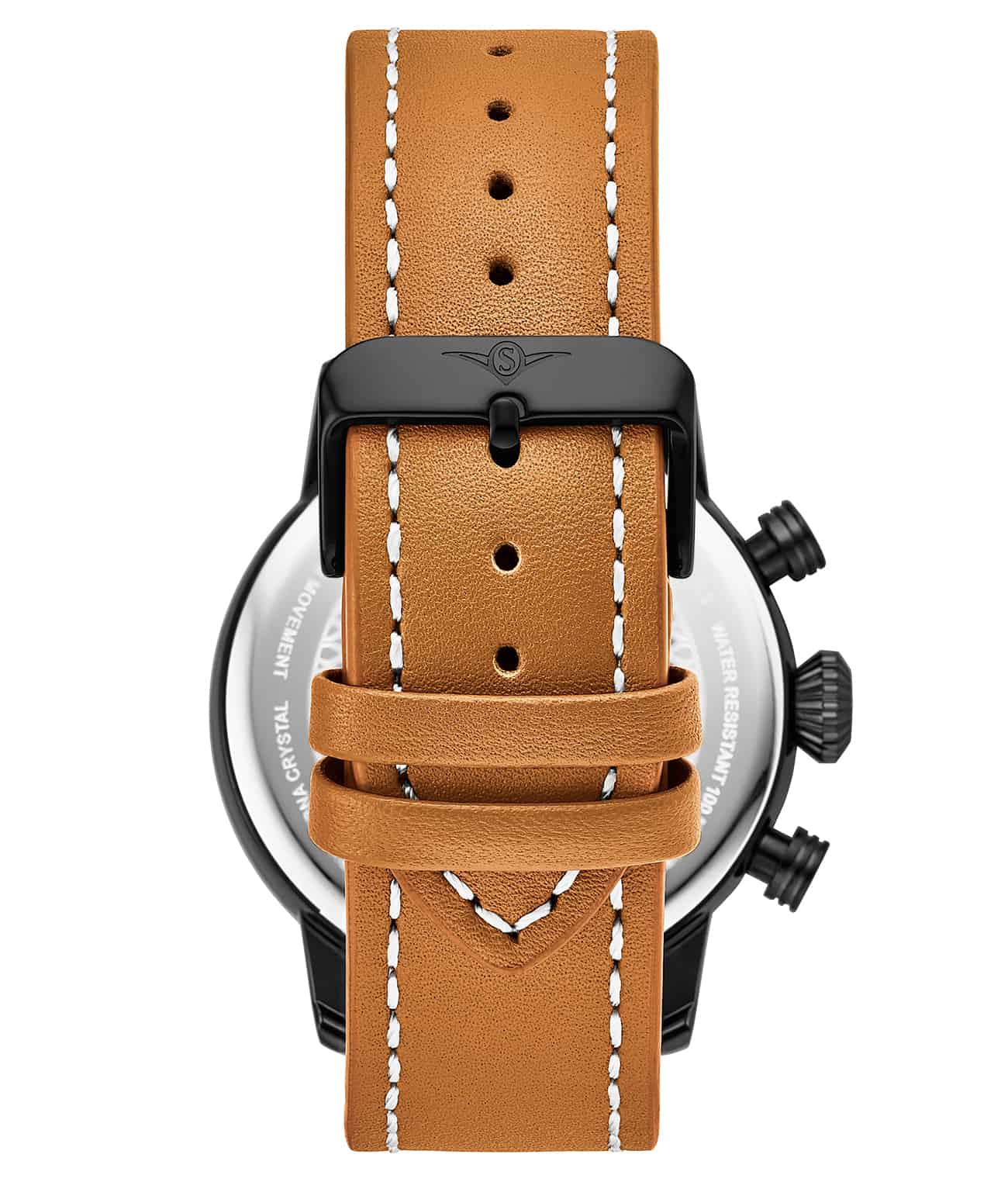Aviator Black Dial / Tan Leather | Black Dial