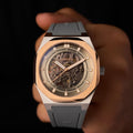 Discovery Drake Skeleton Automatic Grey / Gray Silicone | Grey Dial
