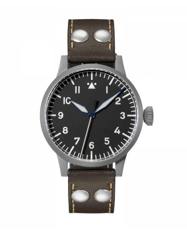 Mülheim An Der Ruhr Pilot Watch Original 39mm Handwind | Black Dial